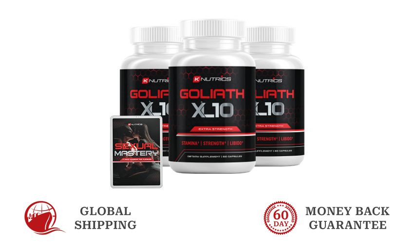 3 Bottles of Goliath XL 10